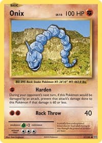 Onix - XY - Evolutions - Pokemon card