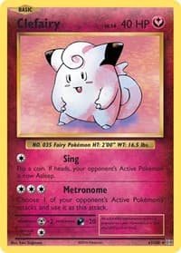 Clefairy - XY - Evolutions - Pokemon card
