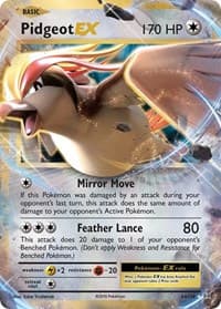 Pidgeot EX - XY - Evolutions - Pokemon card