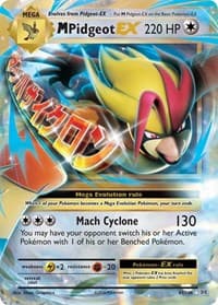 M Pidgeot EX - XY - Evolutions - Pokemon card