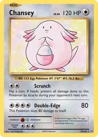 Chansey - XY - Evolutions - Pokemon card