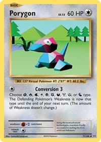 Porygon - XY - Evolutions - Pokemon card