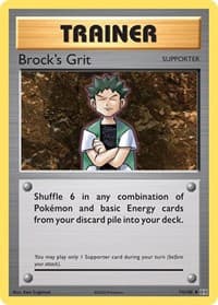 Brock's Grit - XY - Evolutions - Pokemon card