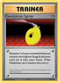 Devolution Spray - XY - Evolutions - Pokemon card