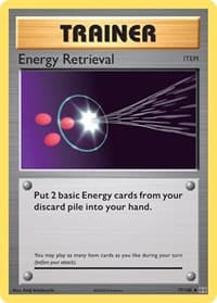 Energy Retrieval - XY - Evolutions - Pokemon card