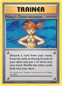 Misty's Determination - XY - Evolutions - Pokemon card