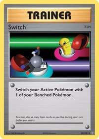 Switch - XY - Evolutions - Pokemon card