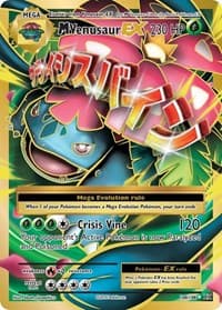 M Venusaur EX (Full Art) - XY - Evolutions - Pokemon card