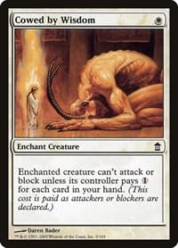 Cowed by Wisdom - Saviors of Kamigawa - Magic: The Gathering card
