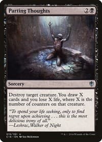 Parting Thoughts - Commander 2016 - Magic: The Gathering card