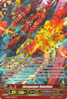 Chronotiger Rebellion (SP) - G-CB04: Gear of Fate - Cardfight Vanguard card