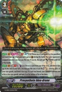 Prospatheia Idea-drone - G-CB04: Gear of Fate - Cardfight Vanguard card