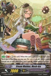 Steam Maiden, Mesh-kia - G-CB04: Gear of Fate - Cardfight Vanguard card
