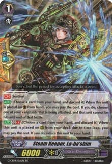 Steam Keeper, La-ba'shim - G-CB04: Gear of Fate - Cardfight Vanguard card