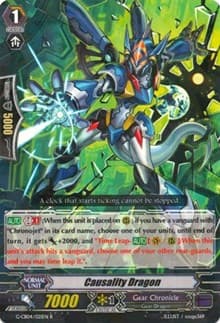 Causality Dragon - G-CB04: Gear of Fate - Cardfight Vanguard card