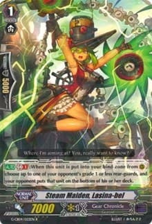 Steam Maiden, Lasina-bel - G-CB04: Gear of Fate - Cardfight Vanguard card