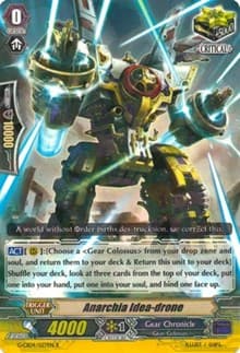Anarchia Idea-drone - G-CB04: Gear of Fate - Cardfight Vanguard card