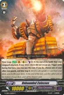 Unbounded Colossus - G-CB04: Gear of Fate - Cardfight Vanguard card