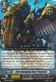 Everchanging Gear Peacock - G-CB04: Gear of Fate - Cardfight Vanguard card