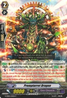Prompturret Dragon - G-CB04: Gear of Fate - Cardfight Vanguard card