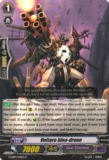 Voltaro Idea-drone - G-CB04: Gear of Fate - Cardfight Vanguard card