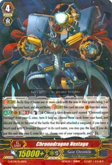 Chronodragon Nextage - G-CB04: Gear of Fate - Cardfight Vanguard card