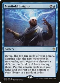 Manifold Insights - Commander 2016 - Magic: The Gathering card