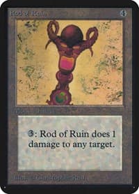 Rod of Ruin - Alpha Edition - Magic: The Gathering card