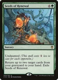 Seeds of Renewal - Commander 2016 - Magic: The Gathering card