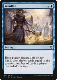 Windfall - Commander 2016 - Magic: The Gathering card