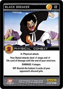 Black Breaker - Panini: Awakening - Dragon Ball Z TCG card