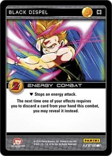 Black Dispel - Panini: Awakening - Dragon Ball Z TCG card