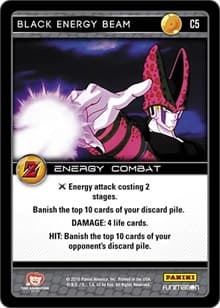 Black Energy Beam - Panini: Awakening - Dragon Ball Z TCG card