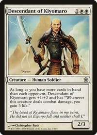 Descendant of Kiyomaro - Saviors of Kamigawa - Magic: The Gathering card