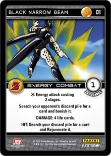 Black Narrow Beam - Panini: Awakening - Dragon Ball Z TCG card