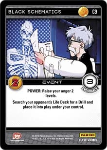 Black Schematics - Panini: Awakening - Dragon Ball Z TCG card