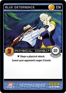 Blue Deterrence - Panini: Awakening - Dragon Ball Z TCG card