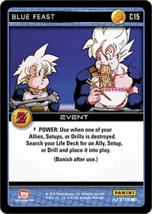 Blue Feast - Panini: Awakening - Dragon Ball Z TCG card
