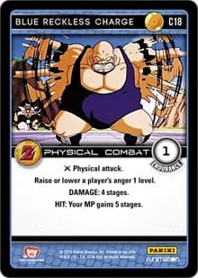 Blue Reckless Charge - Panini: Awakening - Dragon Ball Z TCG card
