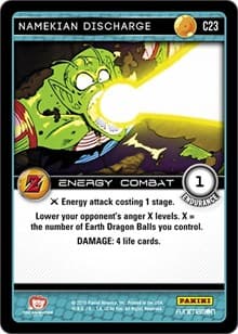 Namekian Discharge - Panini: Awakening - Dragon Ball Z TCG card