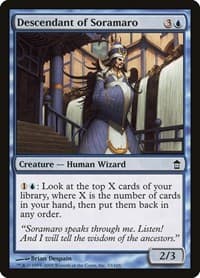 Descendant of Soramaro - Saviors of Kamigawa - Magic: The Gathering card