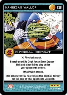 Namekian Wallop - Panini: Awakening - Dragon Ball Z TCG card