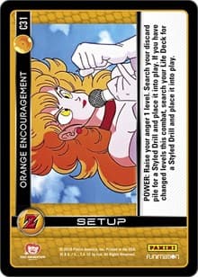 Orange Encouragement - Panini: Awakening - Dragon Ball Z TCG card