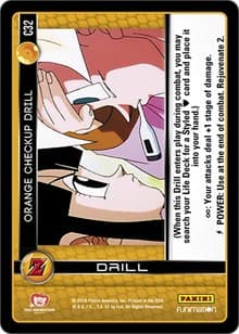 Orange Checkup Drill - Panini: Awakening - Dragon Ball Z TCG card