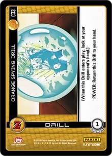 Orange Spying Drill - Panini: Awakening - Dragon Ball Z TCG card