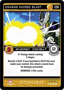 Orange Paired Blast - Panini: Awakening - Dragon Ball Z TCG card