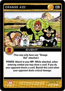 Orange Aid - Panini: Awakening - Dragon Ball Z TCG card