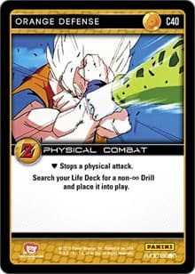Orange Defense - Panini: Awakening - Dragon Ball Z TCG card