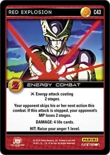 Red Explosion - Panini: Awakening - Dragon Ball Z TCG card