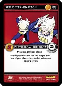 Red Determination - Panini: Awakening - Dragon Ball Z TCG card